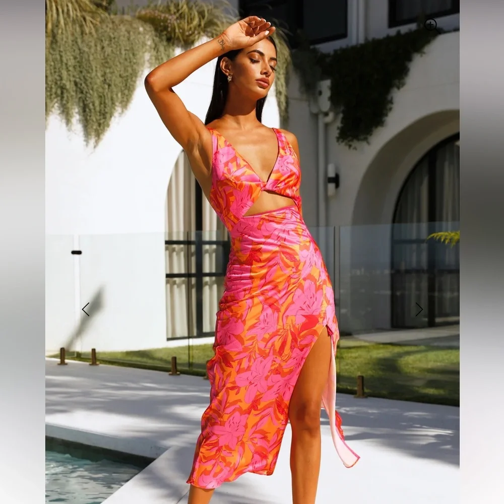 Hello Molly Lovely Camellia Dress Floral - Picture 2 of 10